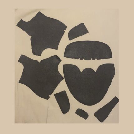 Semi-finished footwear (leather pieces)